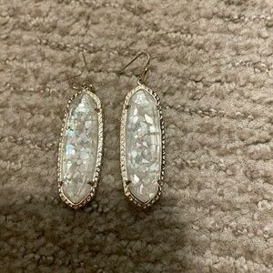 Kendra Scott iridescent statement earrings